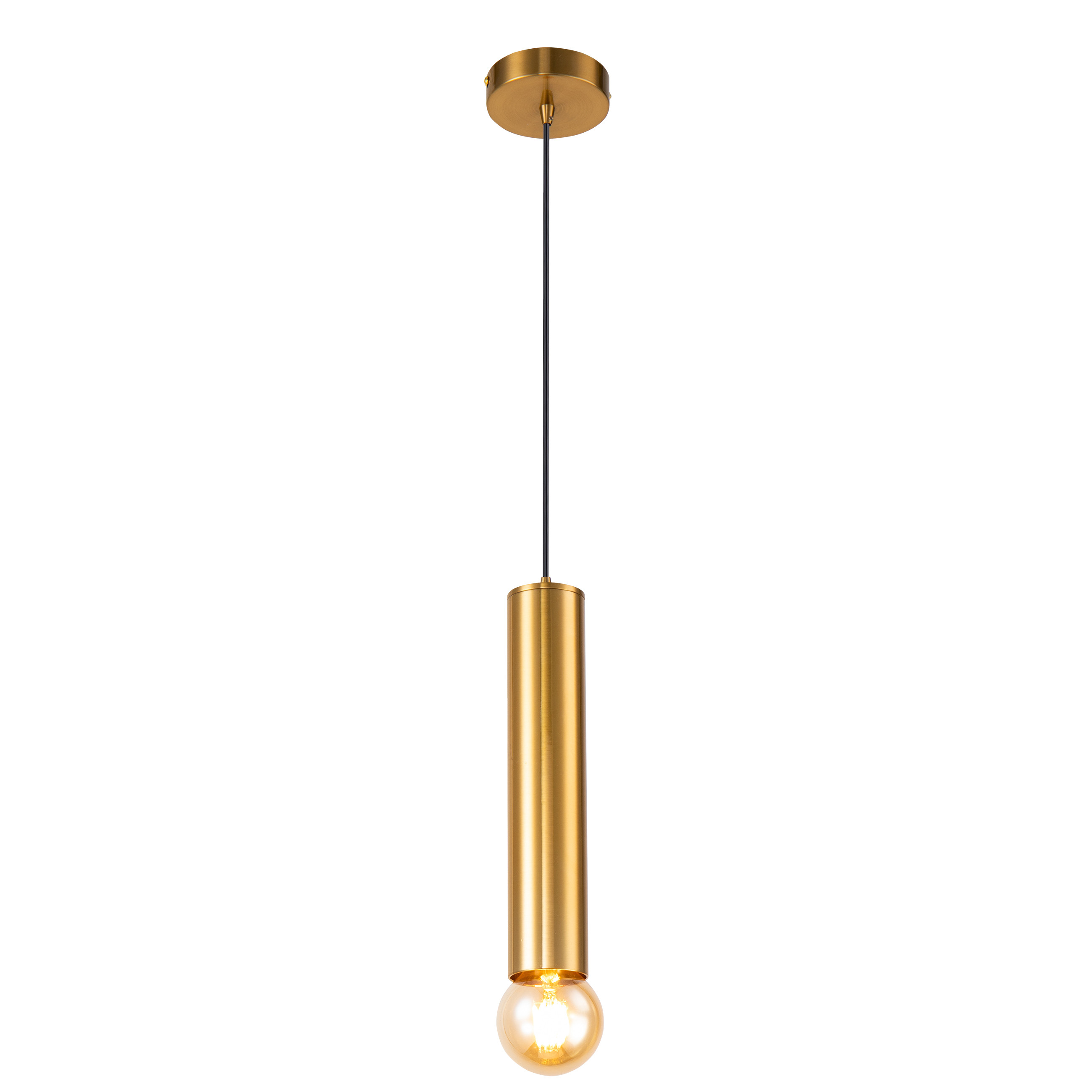 Lampa wisząca złota AUSTIN 1xE27x40W wym: 120x6x6 cm Candellux