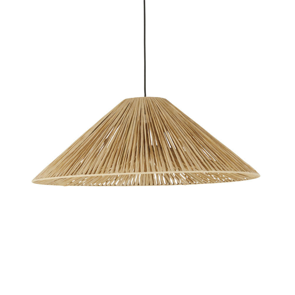 AVEIRO - Suspension en raphia beige D70