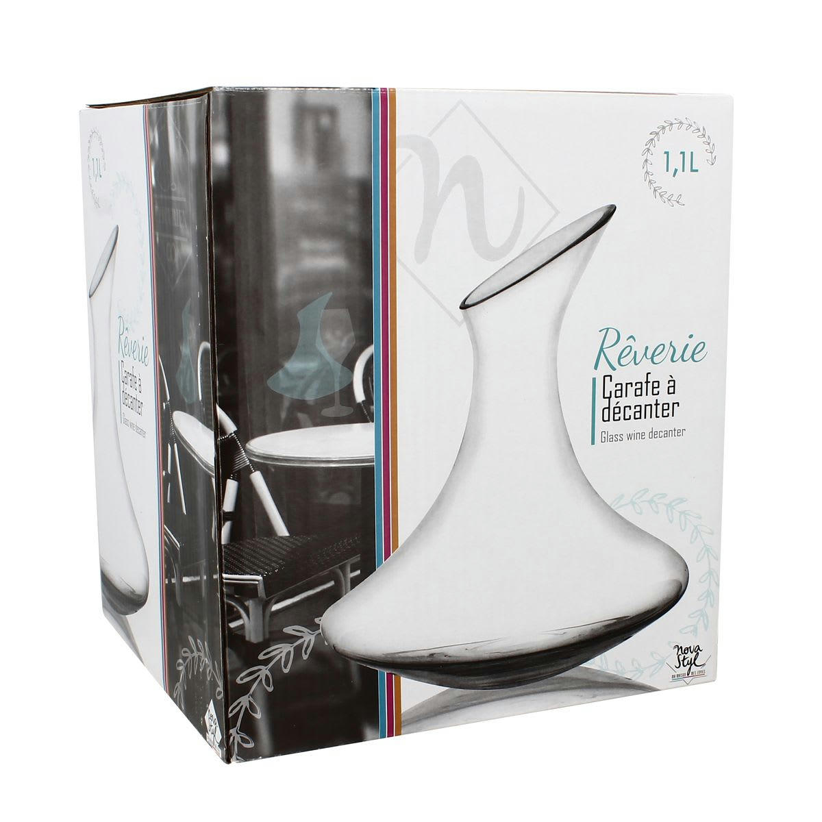 RÊVERIE - Carafe à décanter 1,1L en verre
