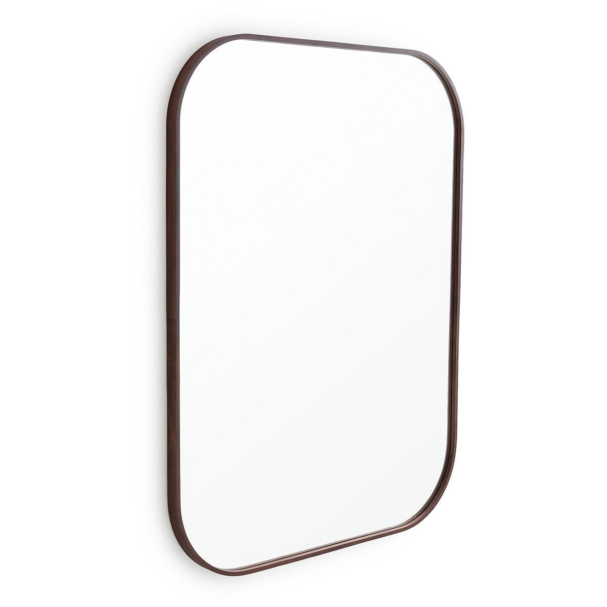 Miroir rectangulaire noyer 120x90 cm, Alaria