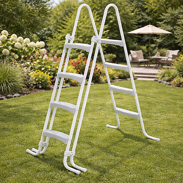 Echelle de sécurité pour piscine hors sol 1,2 m - 1,3 m.