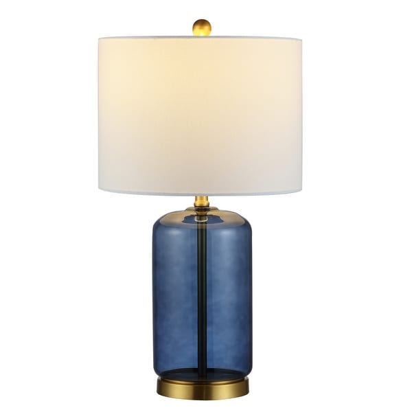 SAFAVIEH Lighting 26-inch Novah Ceramic Table Lamp - 14" x 14" x 26"
