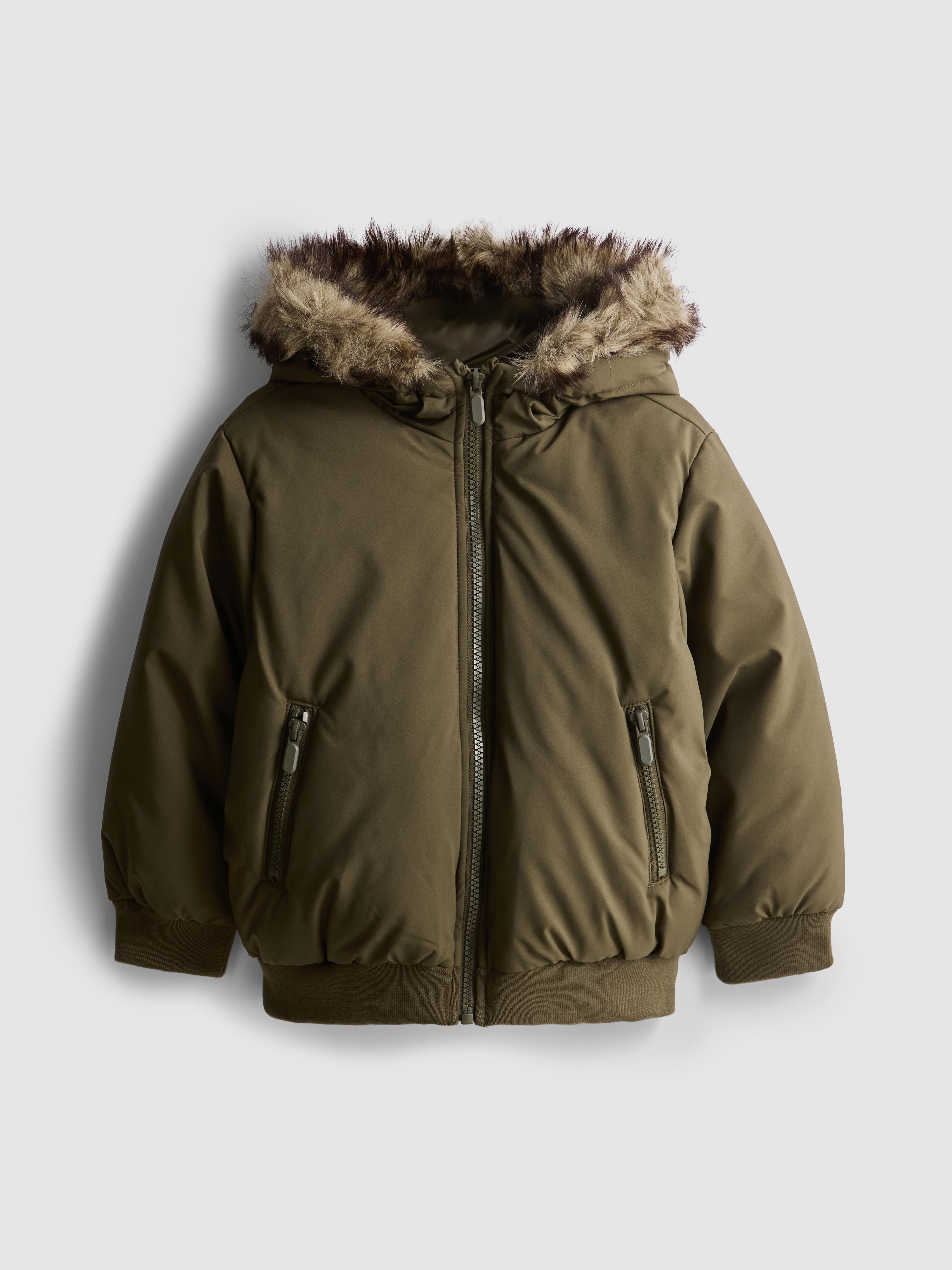 1.5-8yrs | Faux Fur Trim Parka