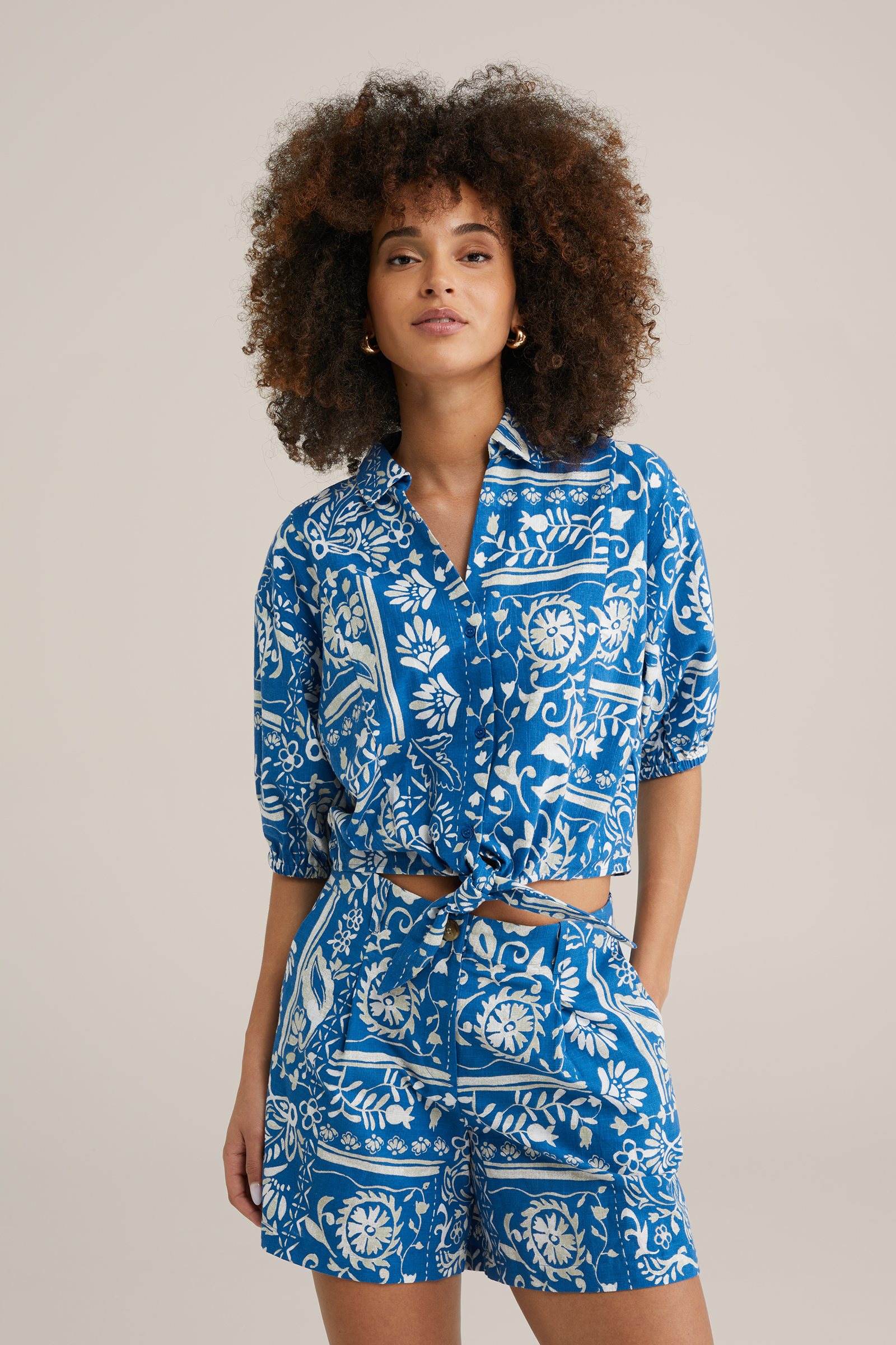 Dames blouse van katoen