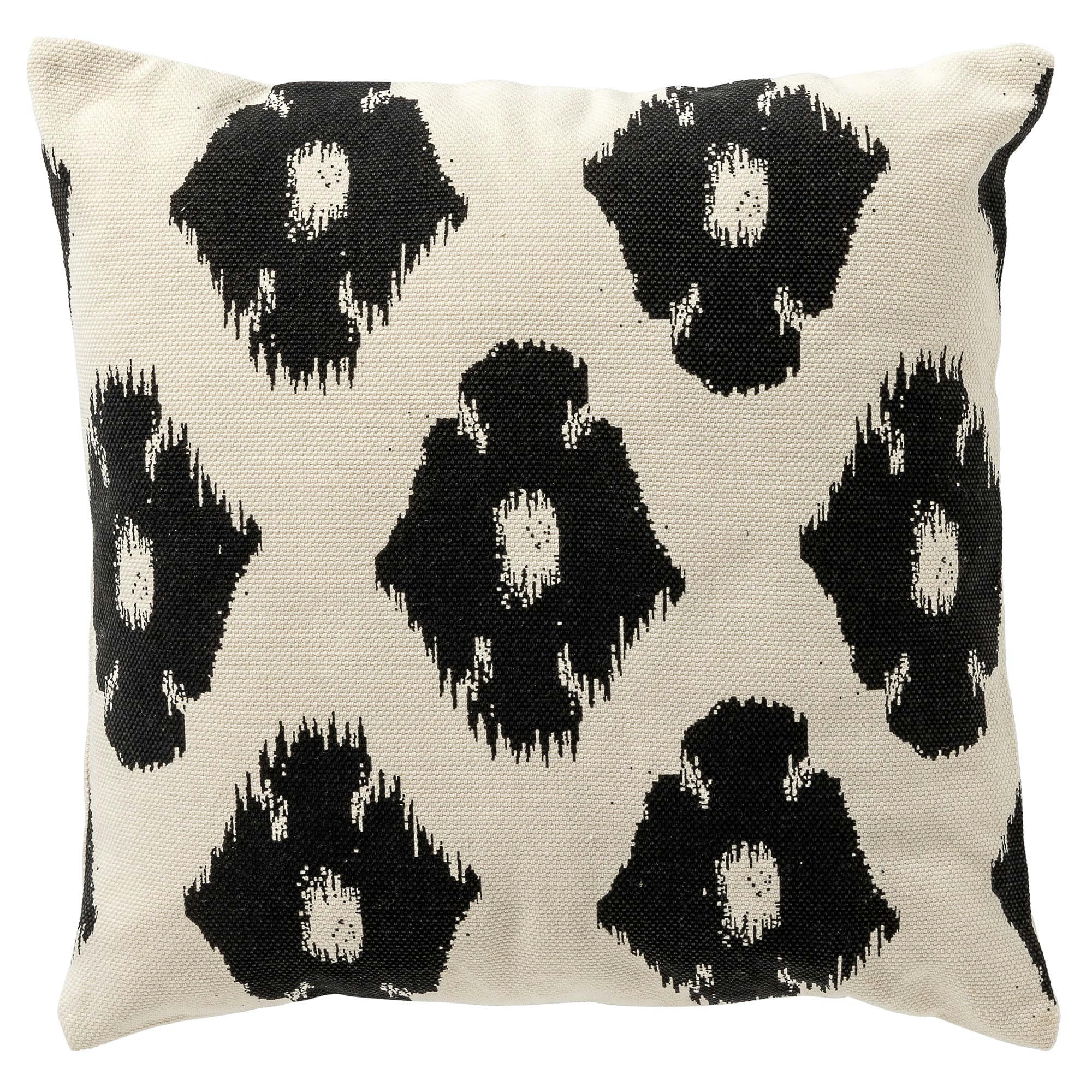 RICO - Coussin - noir 69% polyester , 25% coton et 6% viskose 45x45 cm avec m