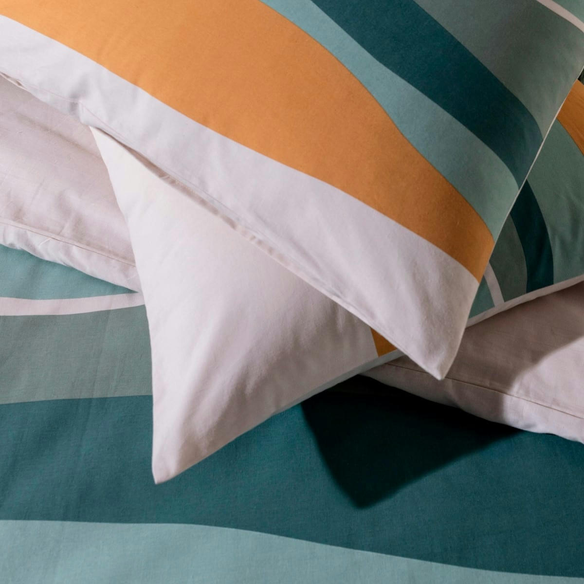 MALO - Parure de lit 2 personnes coton  imprimé multico 260x240cm