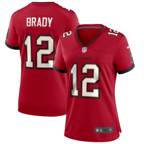 Tom Brady Tampa Bay Buccaneers Nike Women's Game Jersey - Red/Pewter