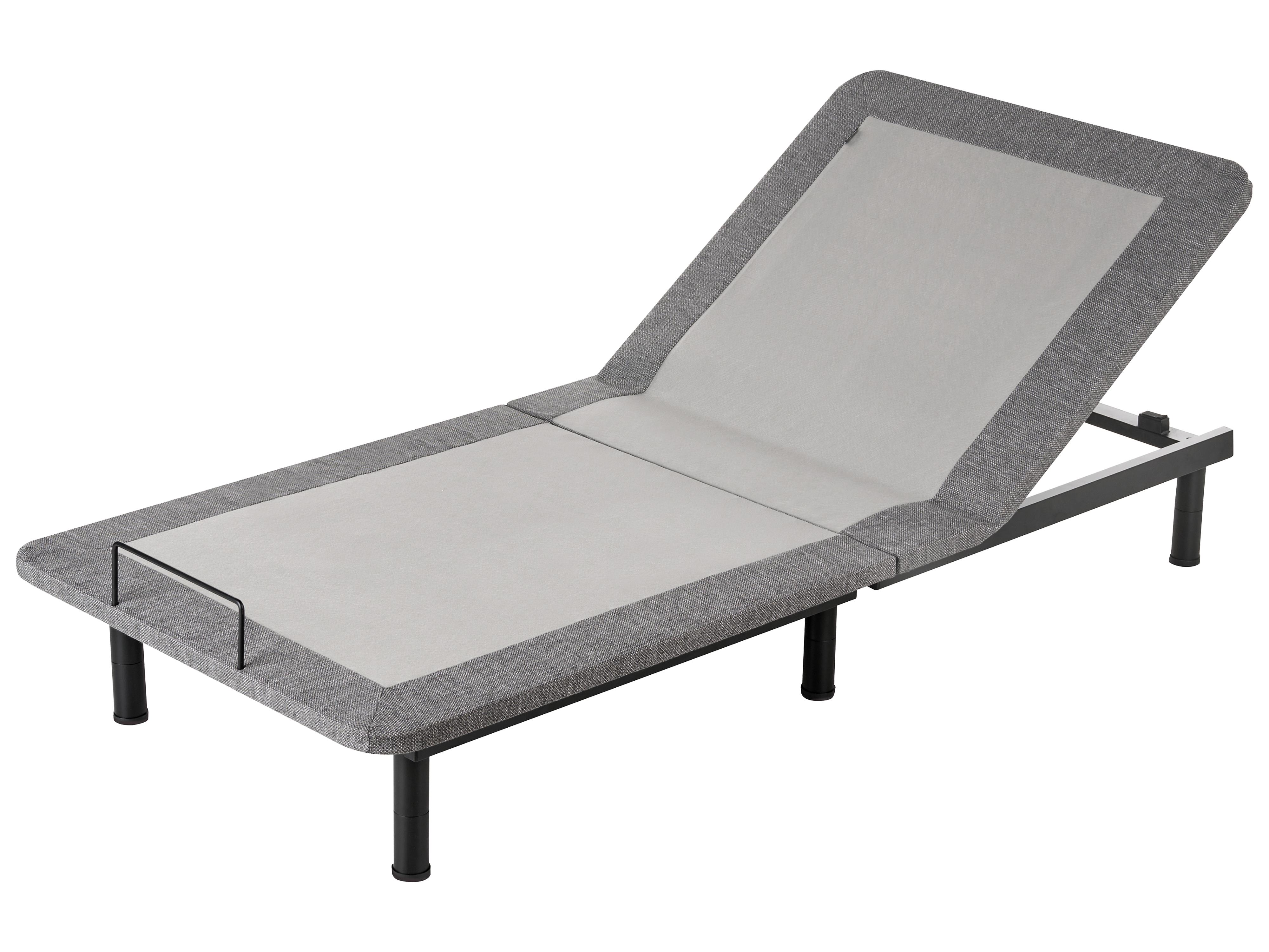 Electric Adjustable Bed Base BRUNOY 90 x 200 cm (EU Single) Grey