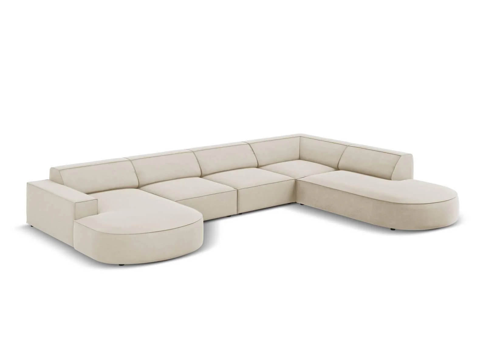 U-bank Jodie velvet rechts rond