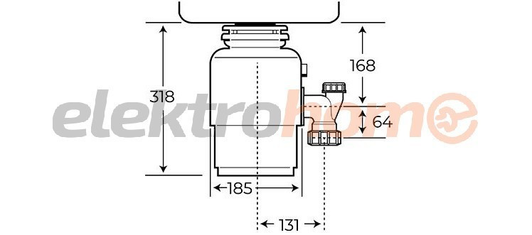 TEKA Młynek do odpadów TR 750 115890014