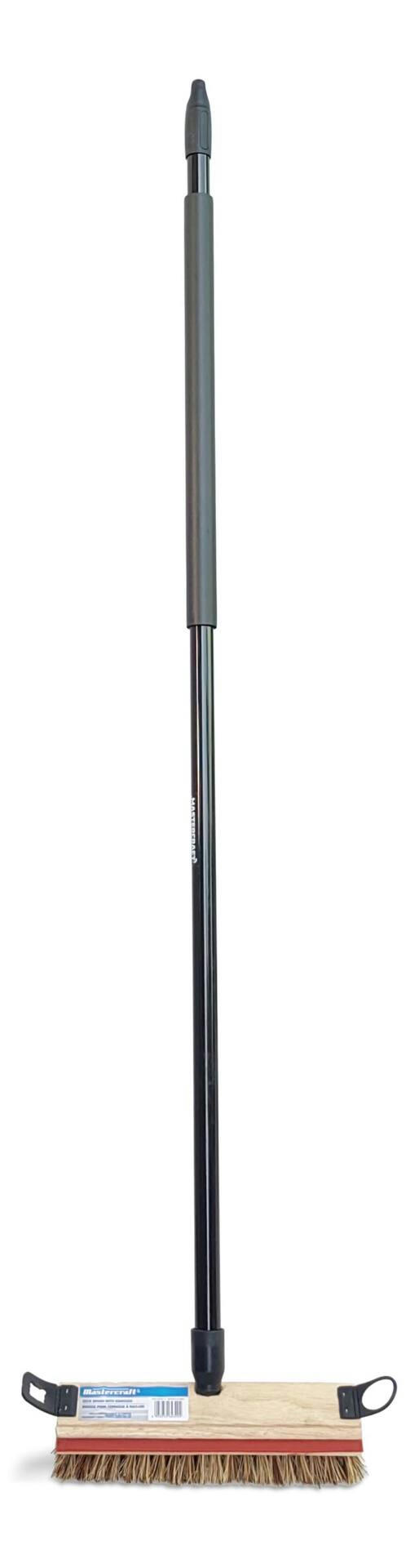 Mastercraft Squeegee / Scrub Brush with Metal Handle, 54-in