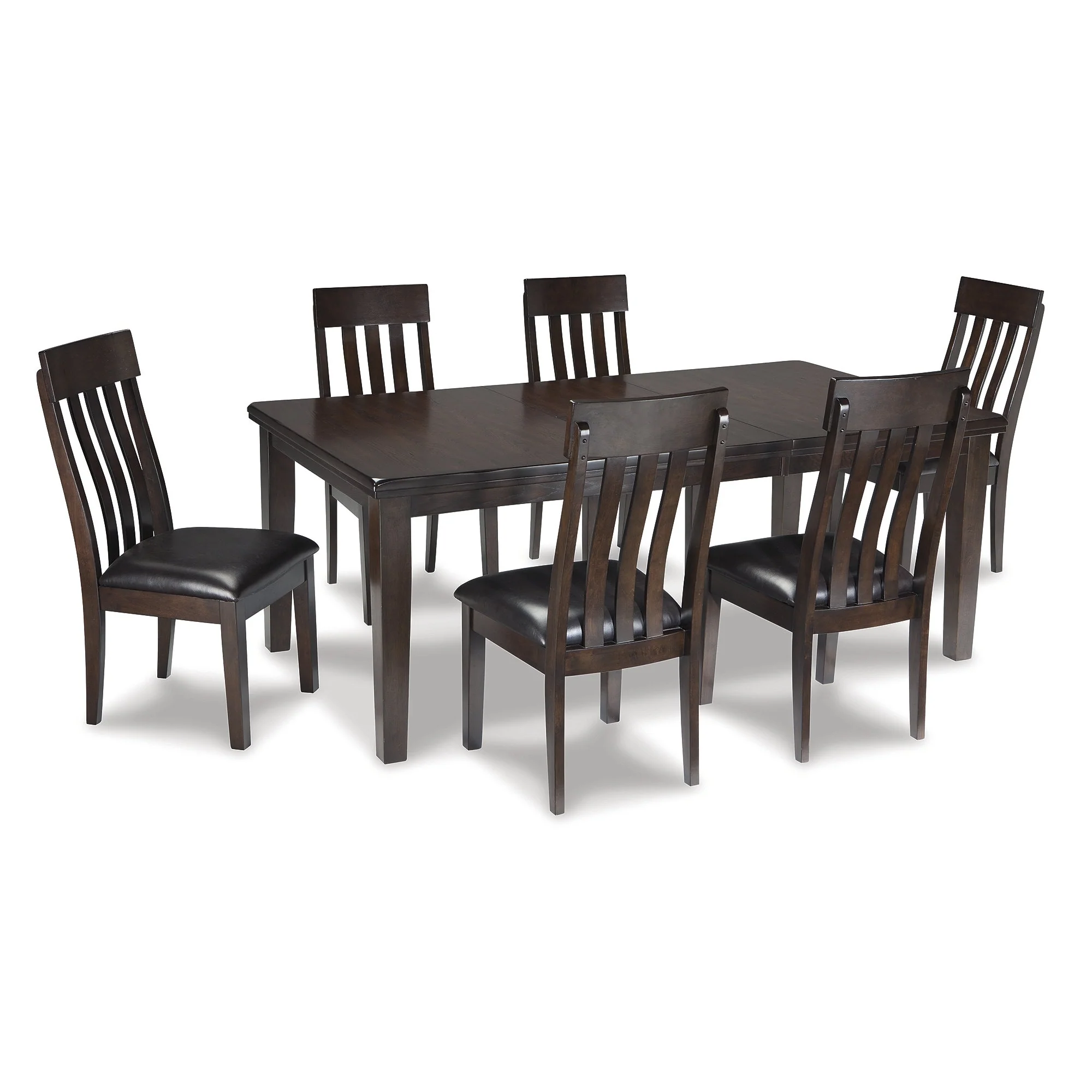 Signature Design by Ashley Haddigan Dark Brown 7-Piece Dining Package