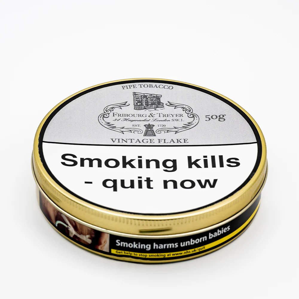 Fribourg & Treyer Vintage Flake Pipe Tobacco 50g Tin