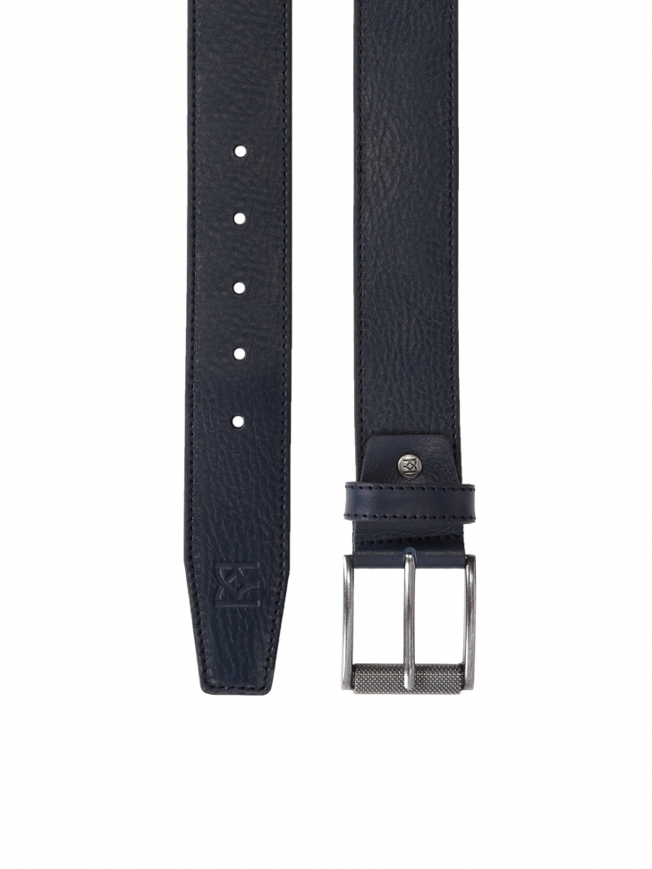 Men's navy blue belt