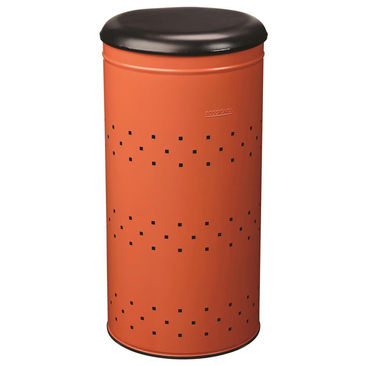 LINA - Panier à linge 45L en Métal Corail