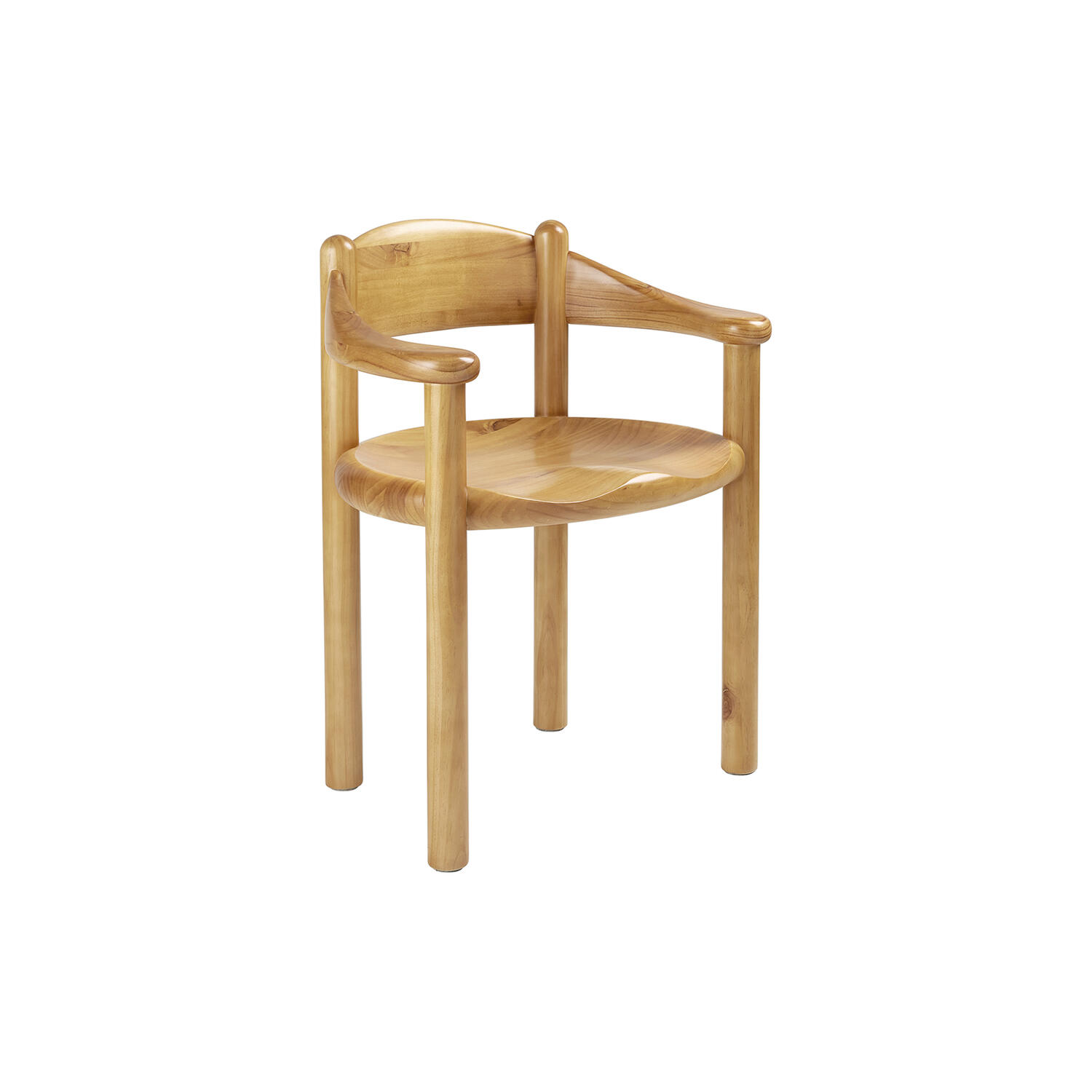 Daumiller Dining Armchair, golden pine