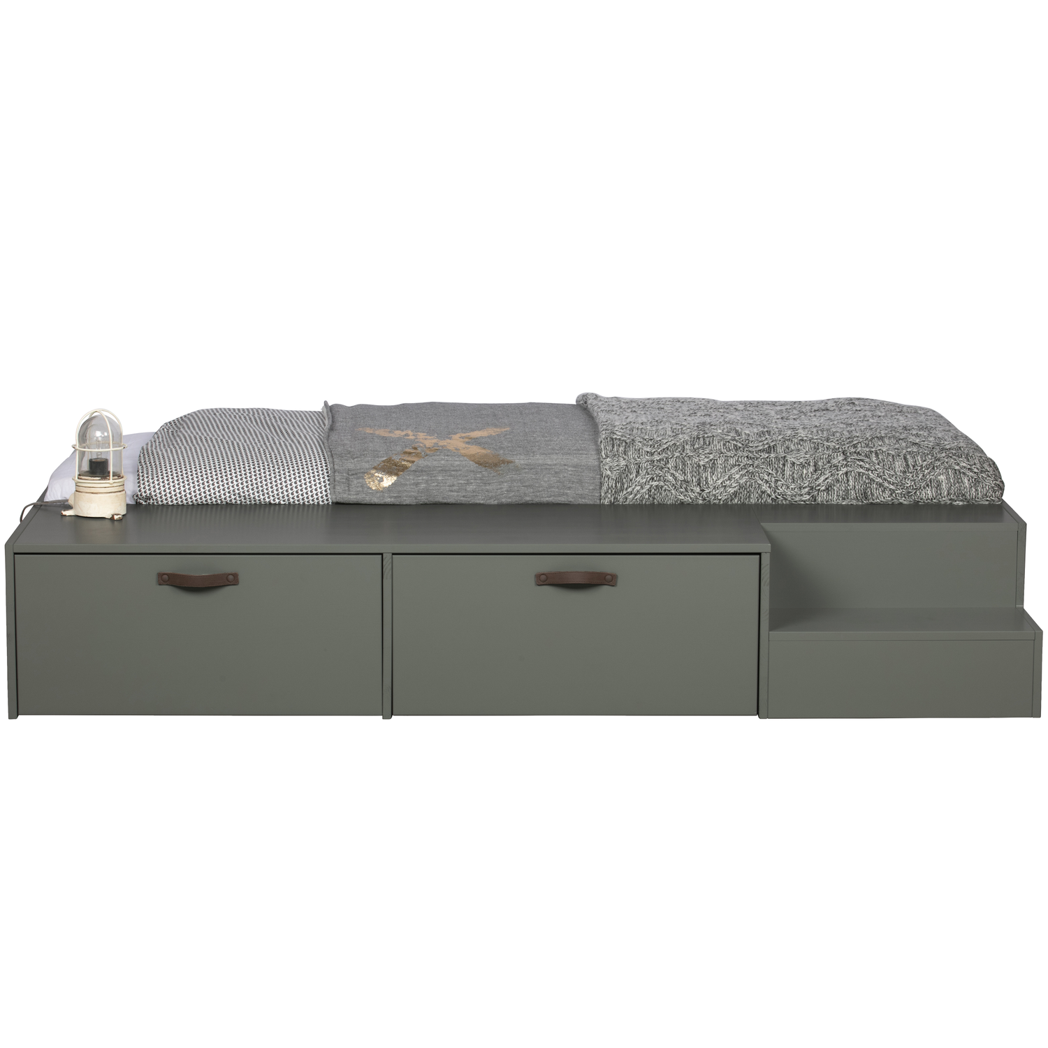 vtwonen bed incl lades Stage - Grenen - Soap - 35x204x131