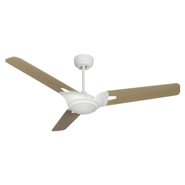 Aiden 56-inch Indoor/Outdoor Smart Ceiling Fan, Dimmable LED Light Kit & Remote, Works with Alexa/Google Home/Siri