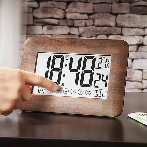 Horloge FISHTEC Wood and Touch