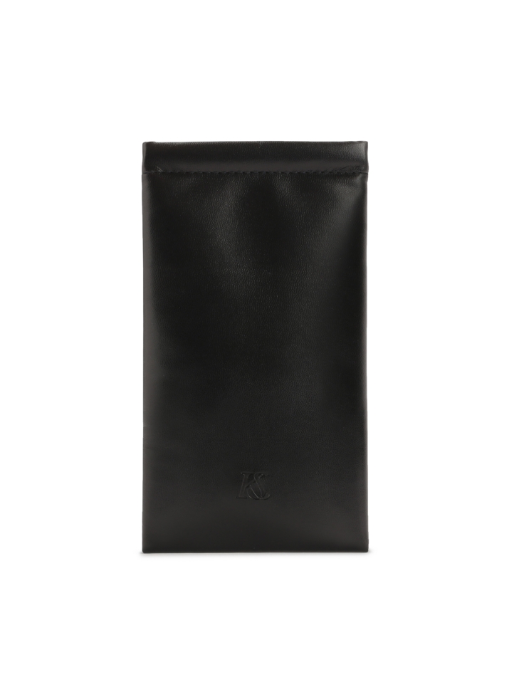 Soft case for storing eyeglasses