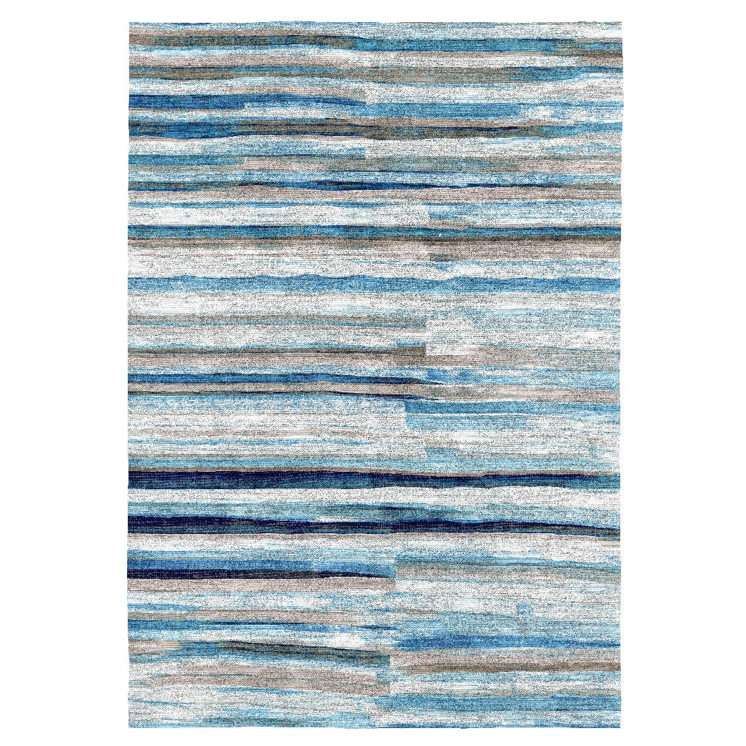 PINELIA - Tapis décoratif en coton en impression digital multicolore 140x200 cm