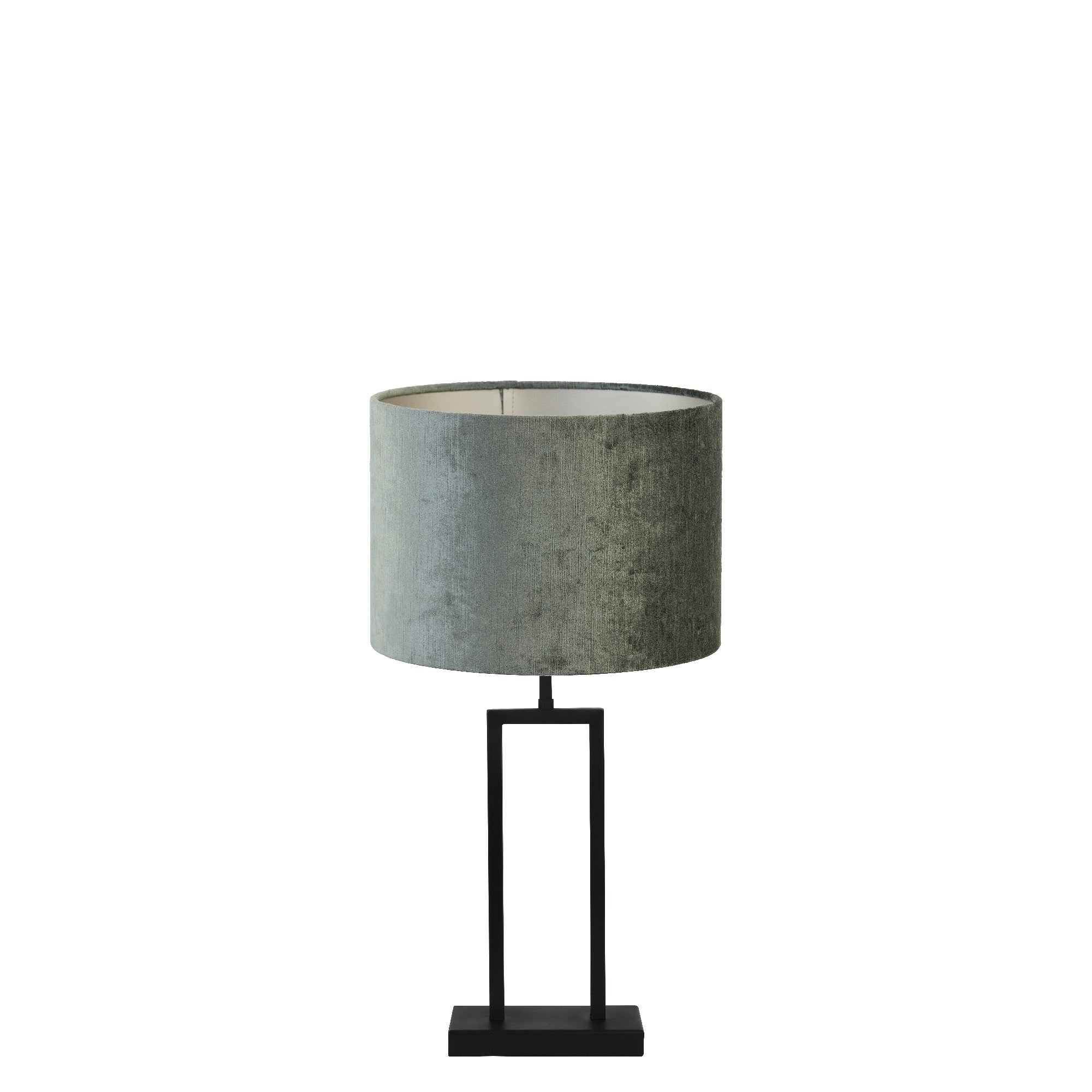 Light & Living tafellamp Shiva/Gemstone - zwart, antraciet - 30x30x62cm