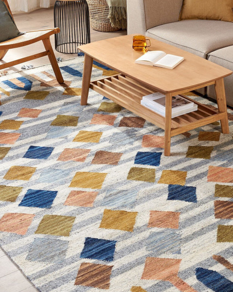 Dywan kilim ręcznie robiony 200 x 300 cm wielokolorowy