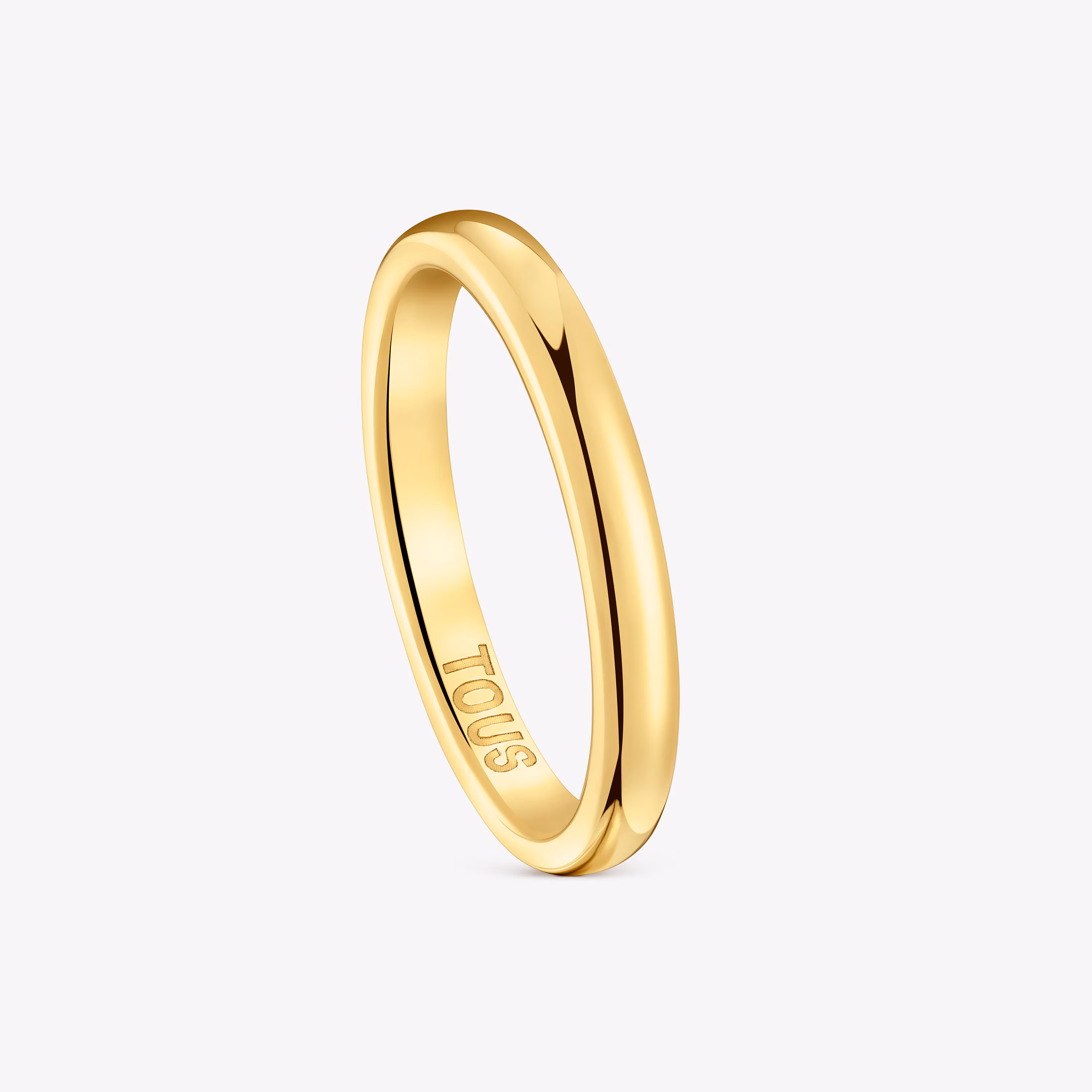 Anillo alianza de boda de oro media caña 2,7 mm TOUS Alianzas