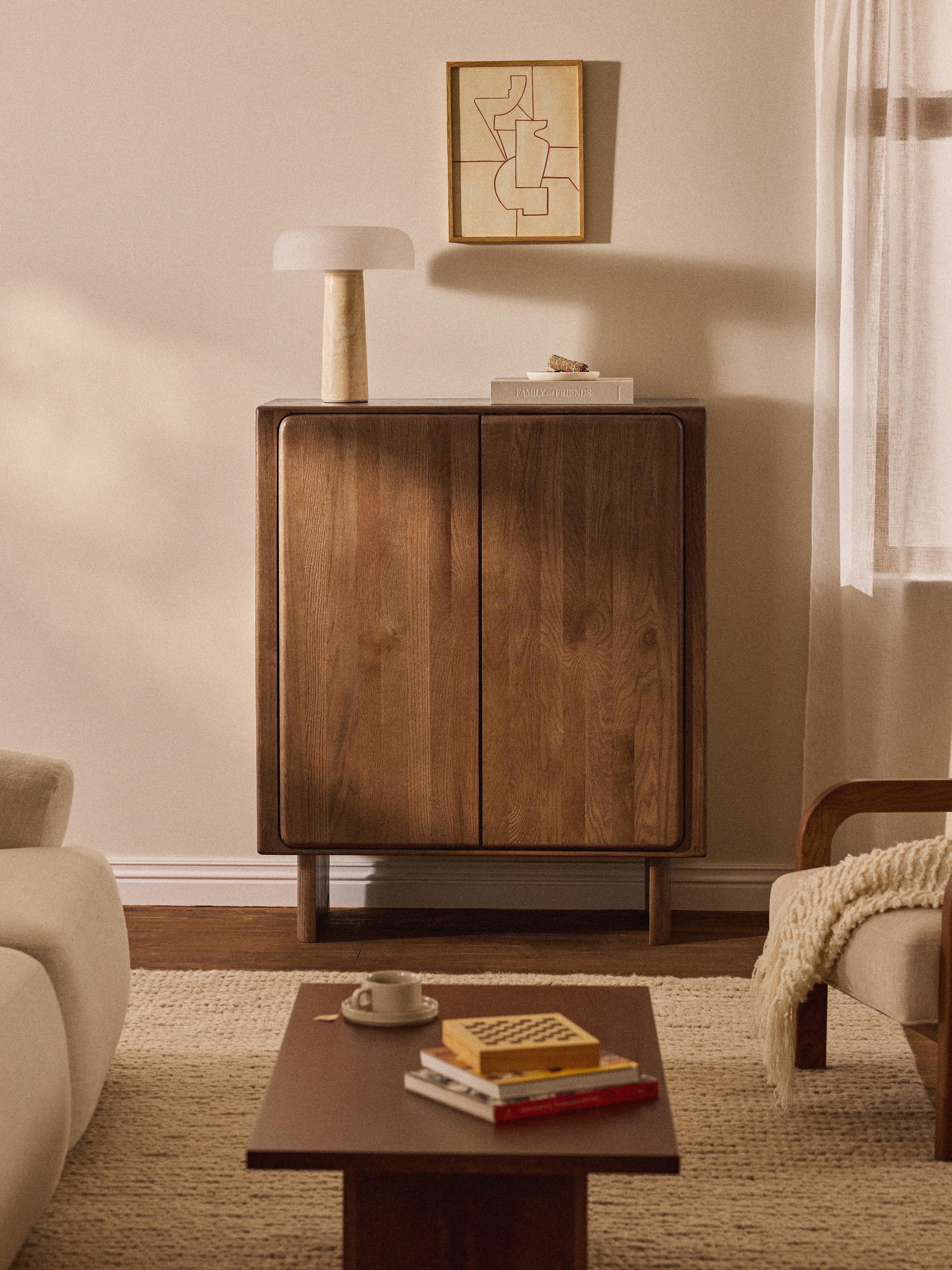 Highboard Chandler aus Eichenholz