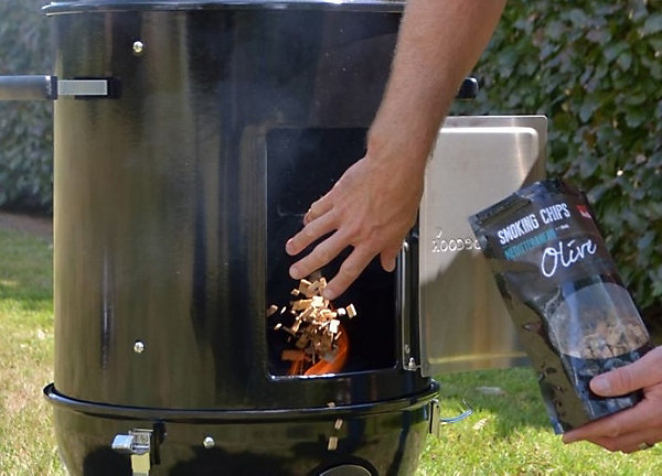 Barbecue charbon horizontal barbecook acier noir 61 x 54 x 112 cm