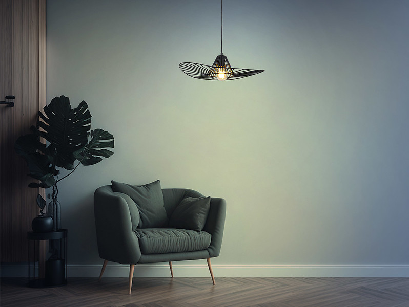 Lampa wisząca Abano metalowa czarna