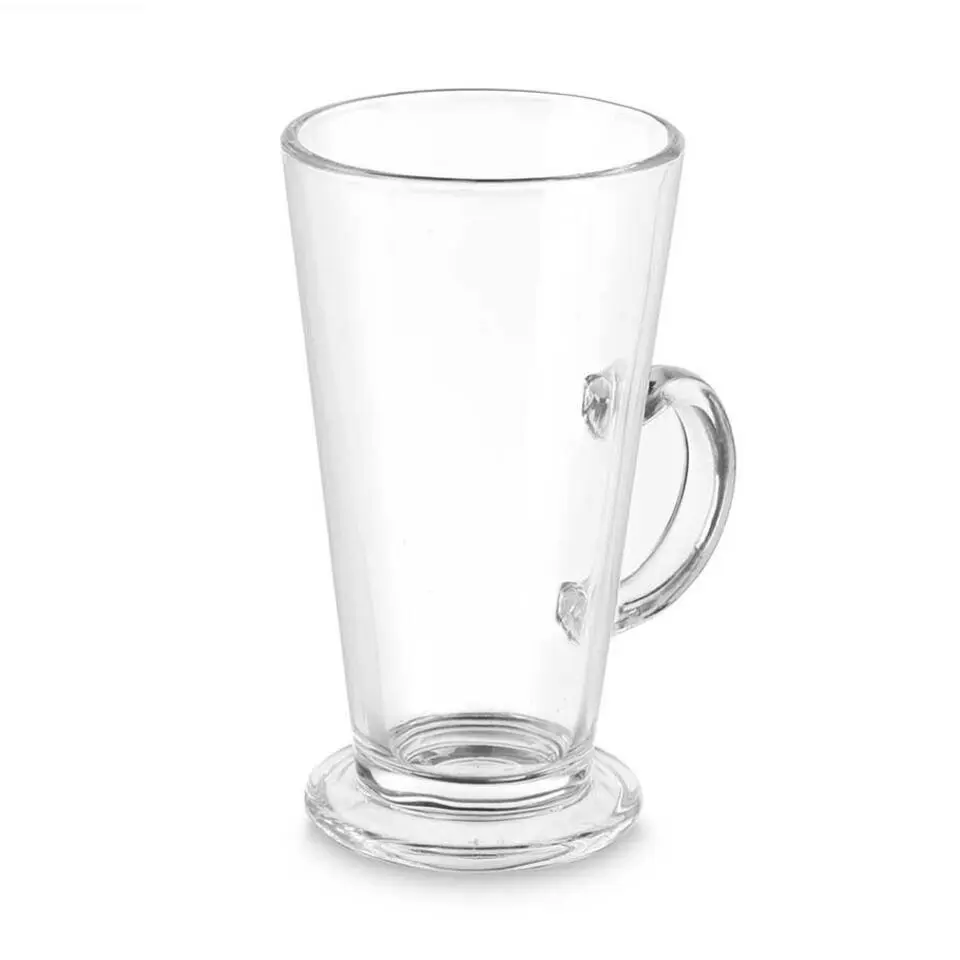 Vivalto Caffe Latte/koffie glazen Paris - glas - 6x - 280 ml