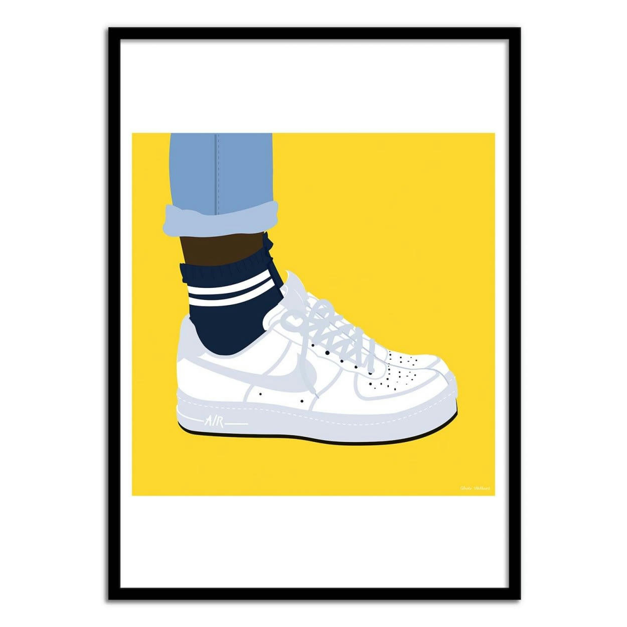 CÉLESTE WALLAERT - FORCE ONE - Affiche d'art 50 x 70 cm