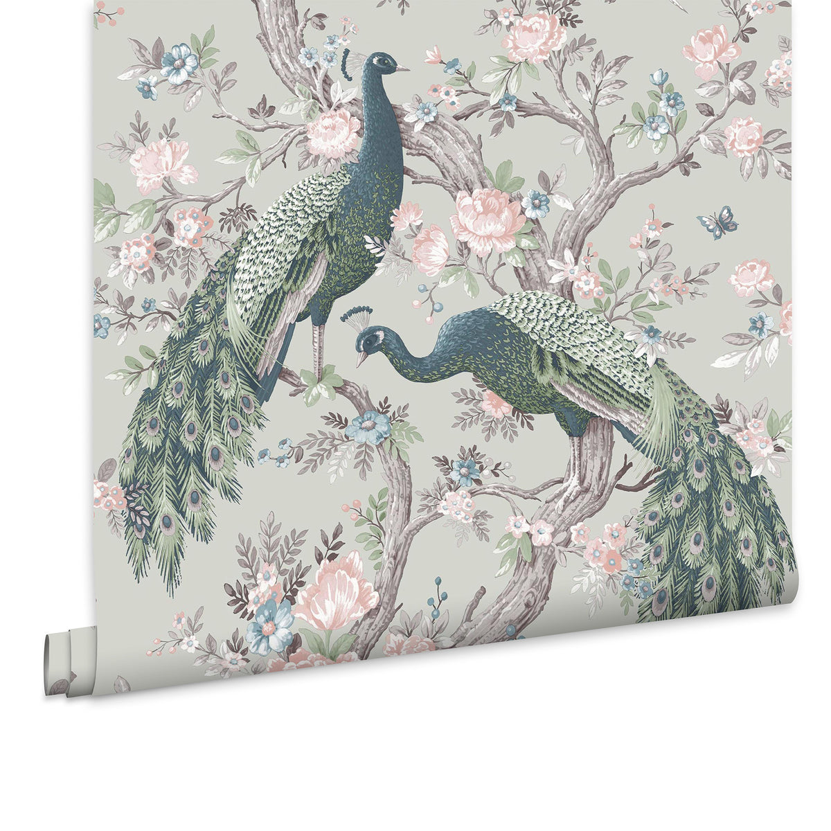 Laura Ashley Vliesbehang - Belvedere Saliegroen