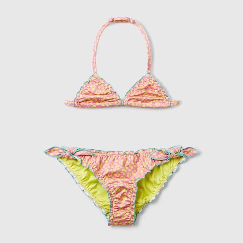 Bikini with animal print