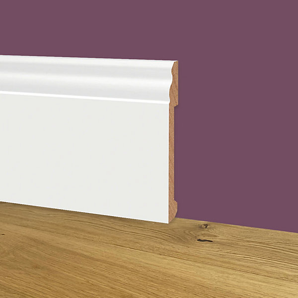 Palette 90ML de plinthes DUCALE en EqualWood HI-TEC POLYMERE 120x15x2000mm - BLANC