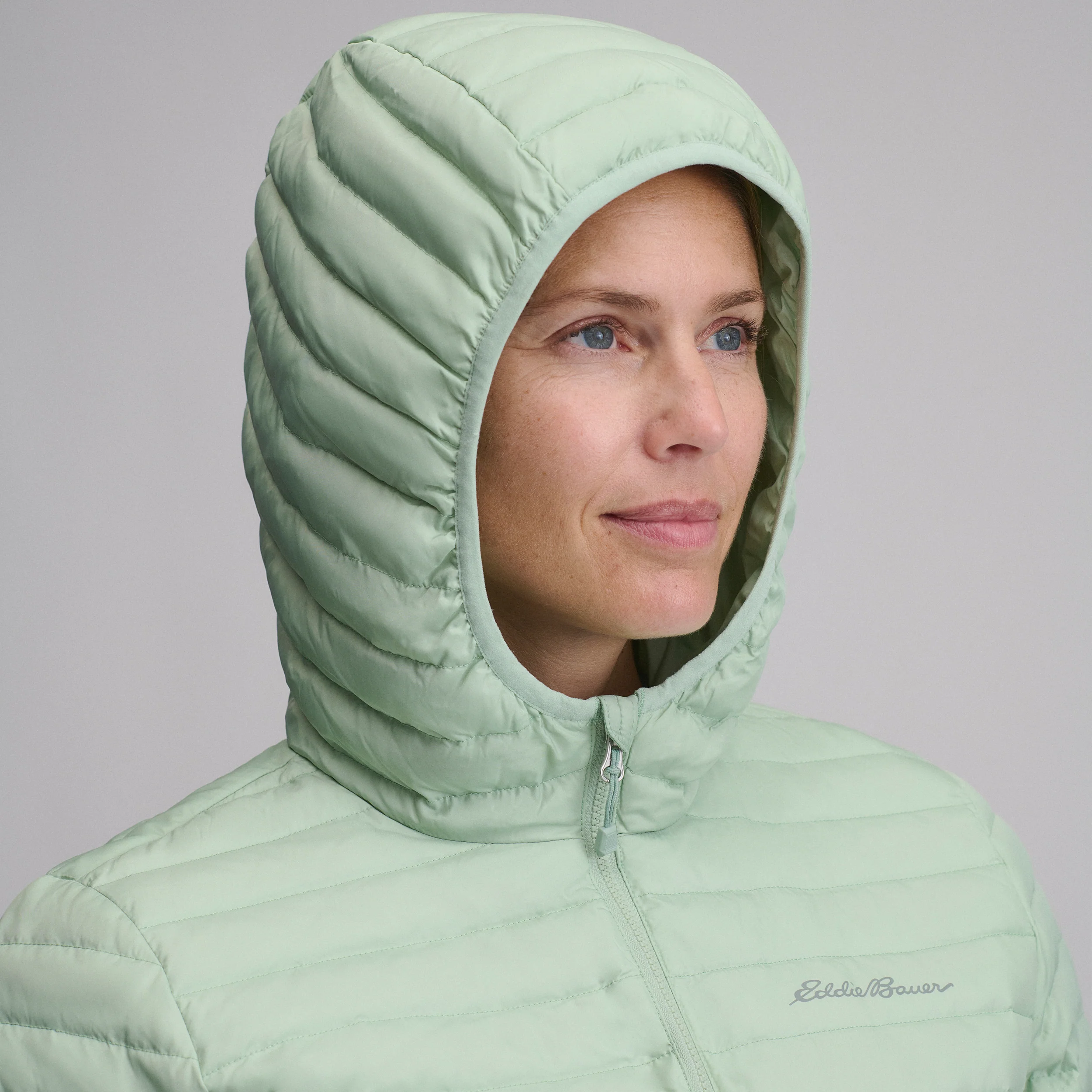 Women's Microlight Hooded Down Jacket
