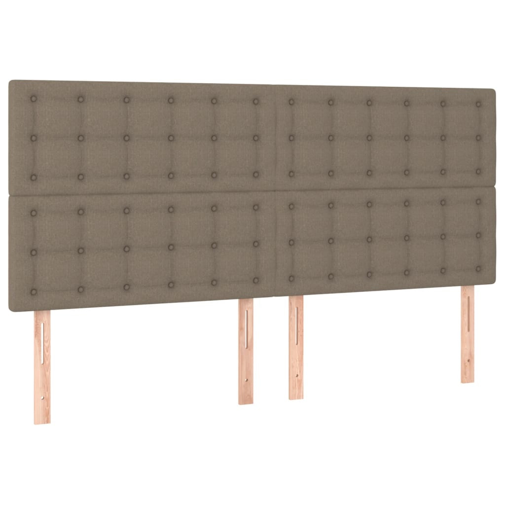 VidaXL Zagłówek do łóżka z LED taupe