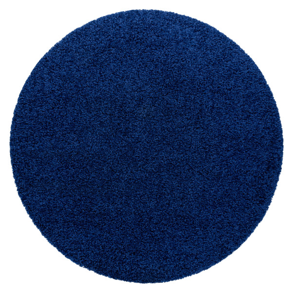 Dywan SOFFI shaggy 5cm granat koło 80 cm