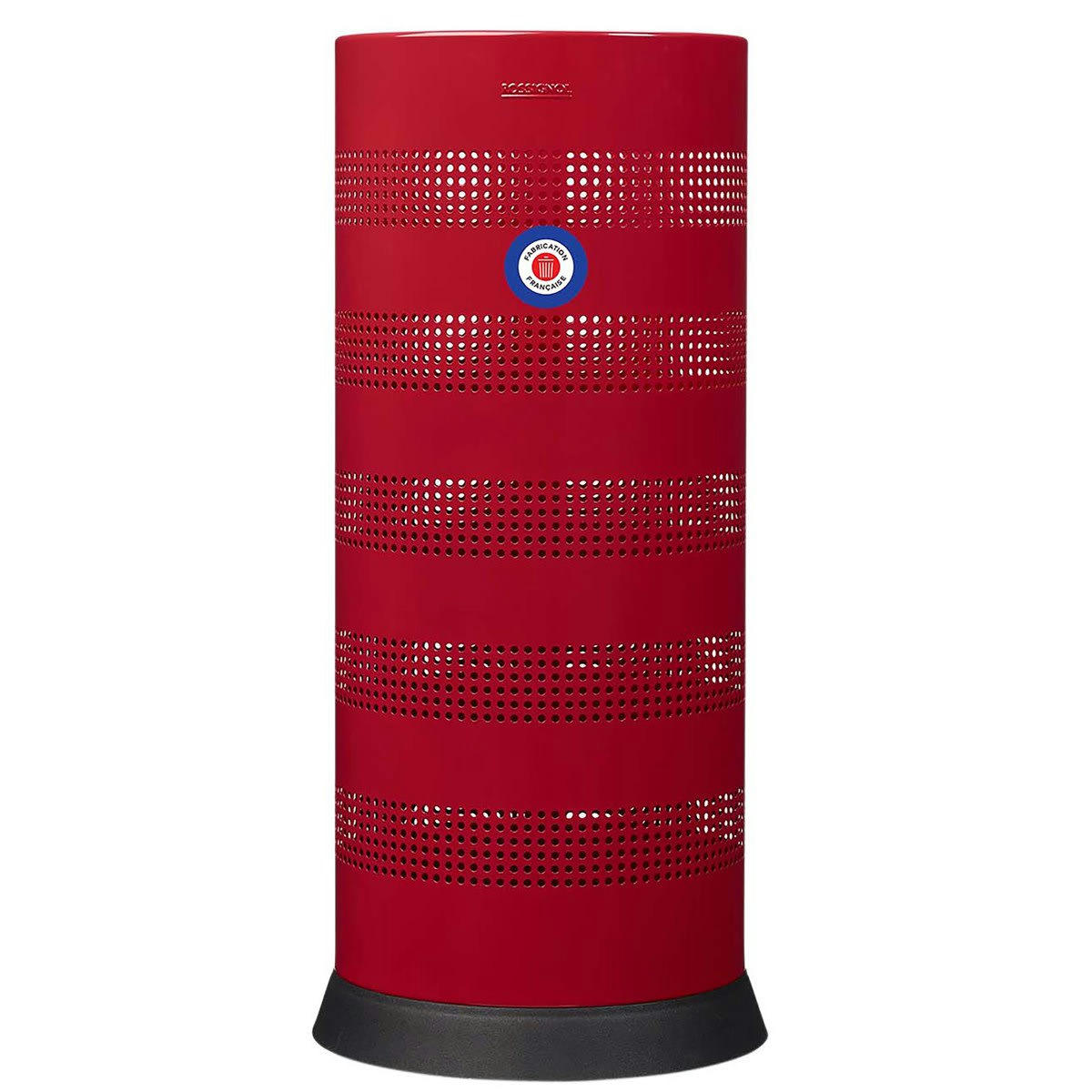 OLA - Porte-parapluies perforé 28L en Métal Rose framboise