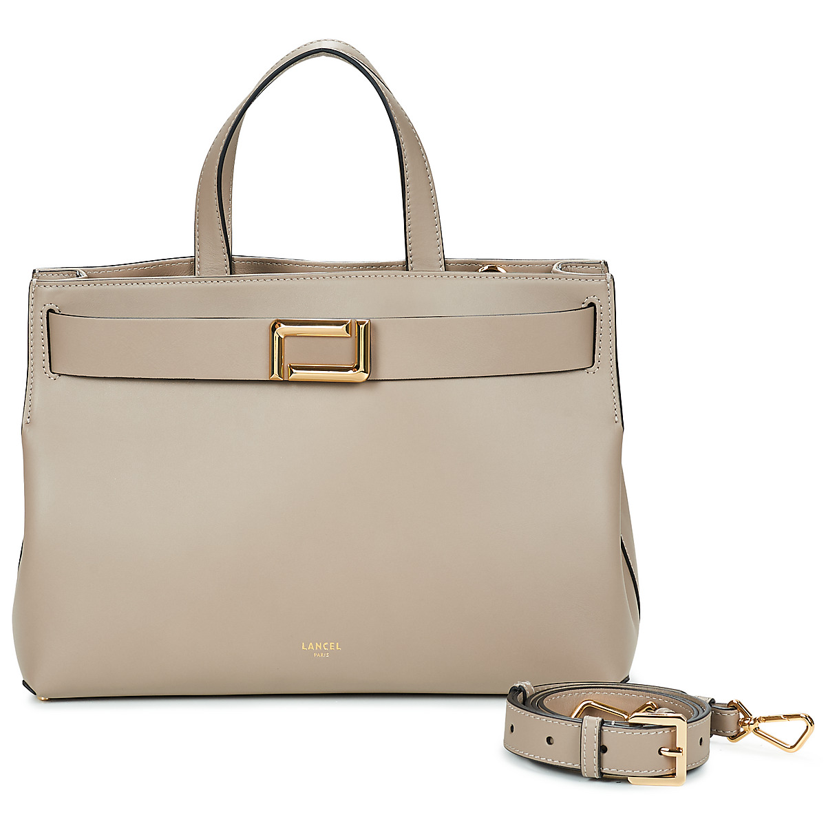 Lancel - ANGELE DE LANCEL M TOP HANDLE - Taupe