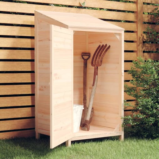 NNEVL Garden Shed 55x52x112 cm Solid Wood Fir