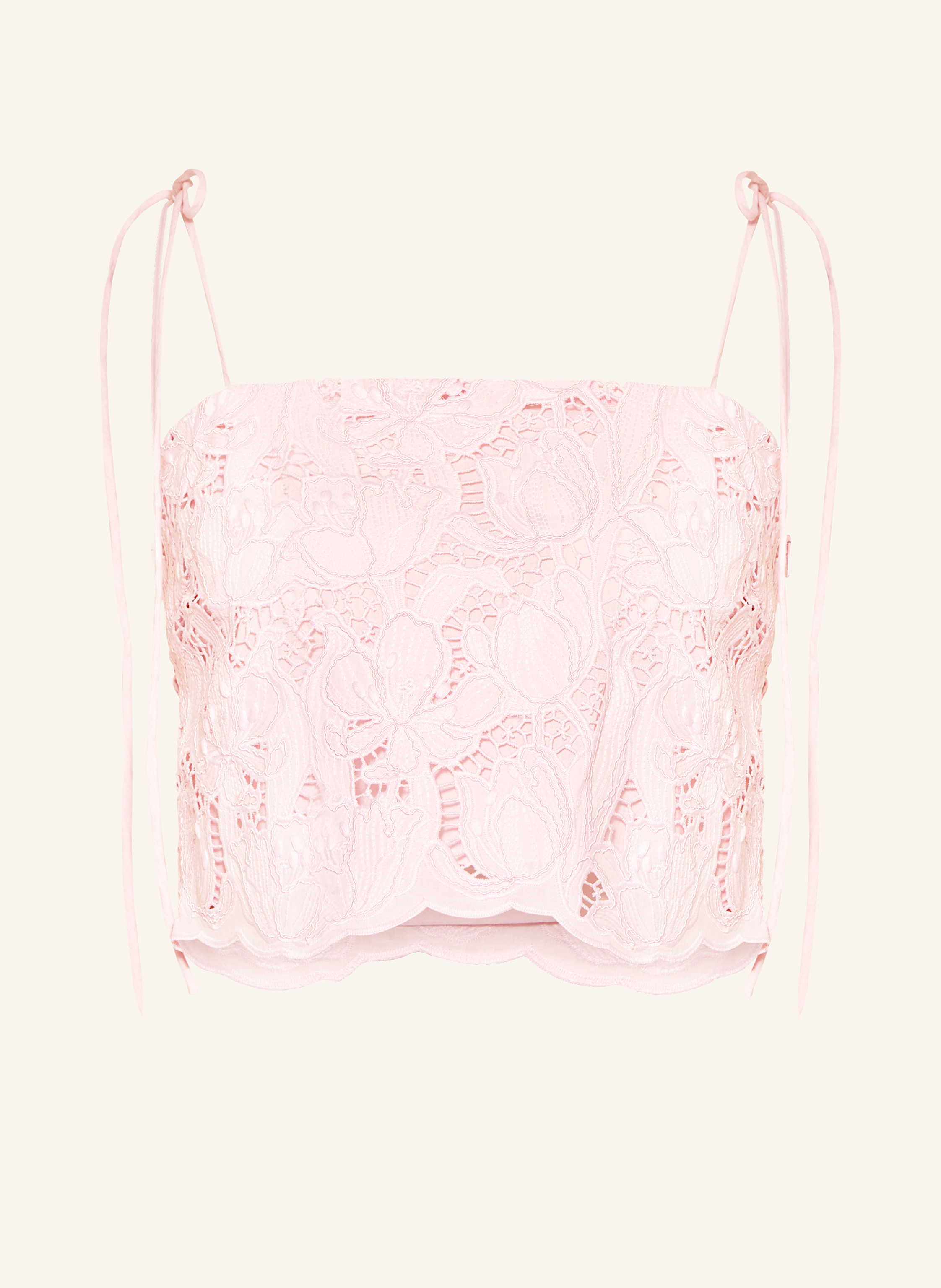 MRS & HUGS Cropped-Top aus Spitze