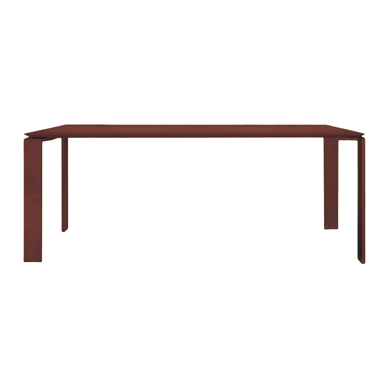 Kartell Four Fenix Eettafel - Burgundy
