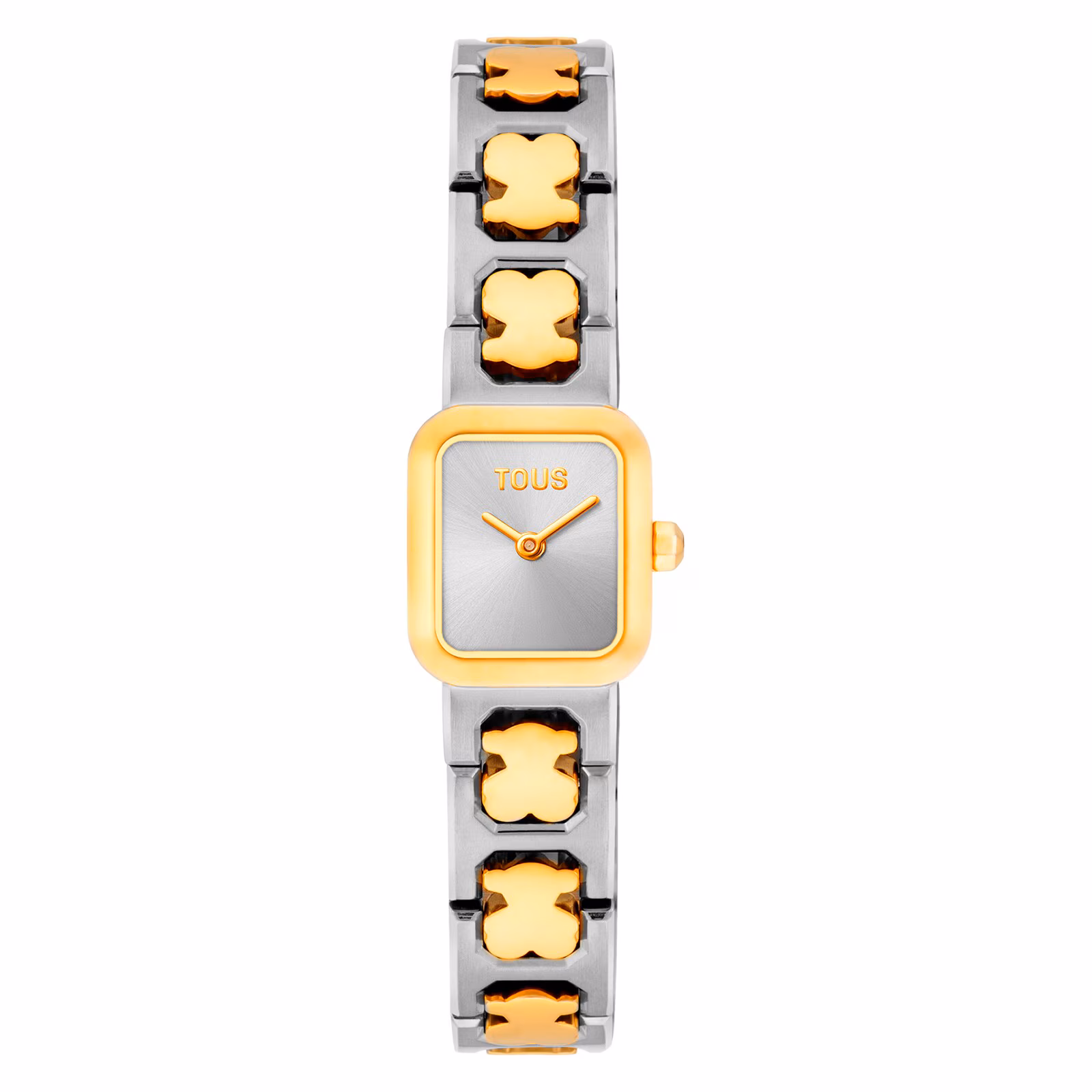 Reloj analógico con brazalete de acero y acero dorado Icon Time