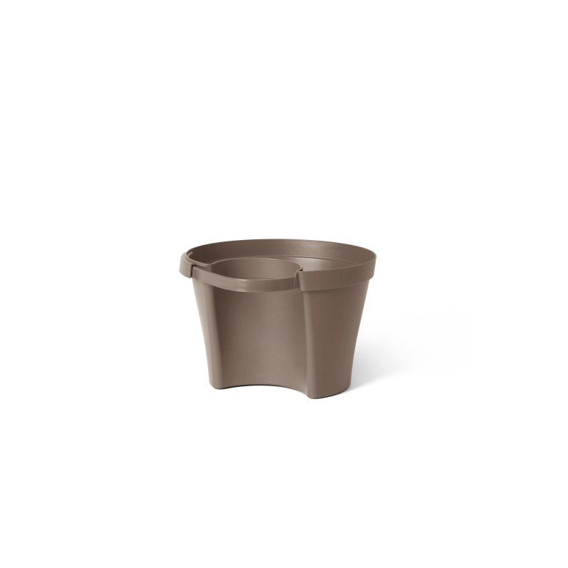 Pot de fleurs de gouttière Tortora Happy Ø 22 x 15,4 cm