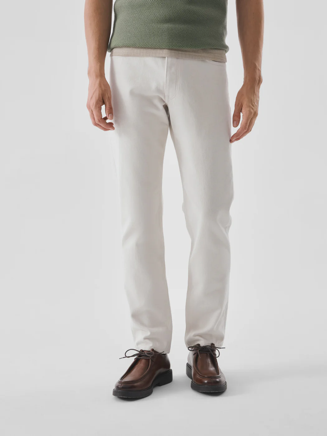 Jean couleur regular en coton