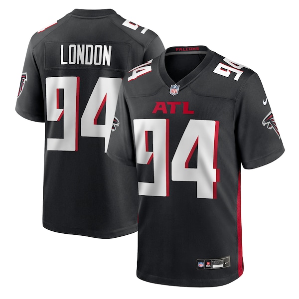LaCale London Atlanta Falcons Nike Team Game Jersey -  Black