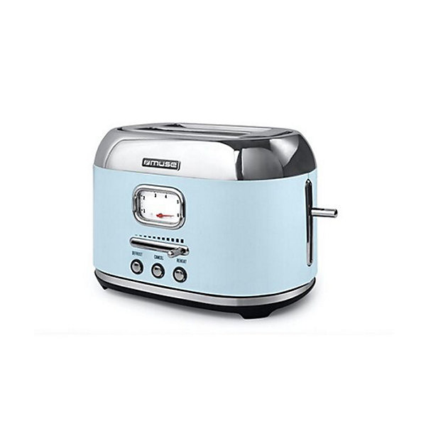Muse Grille-pains 2 fentes 1000w bleu - MS-120VB
