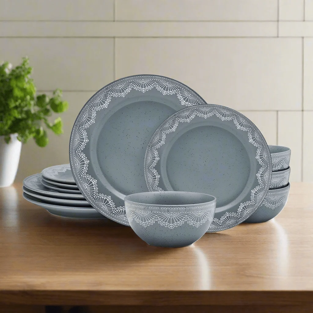 Valerie 12 Piece Dinnerware Set, Service for 4